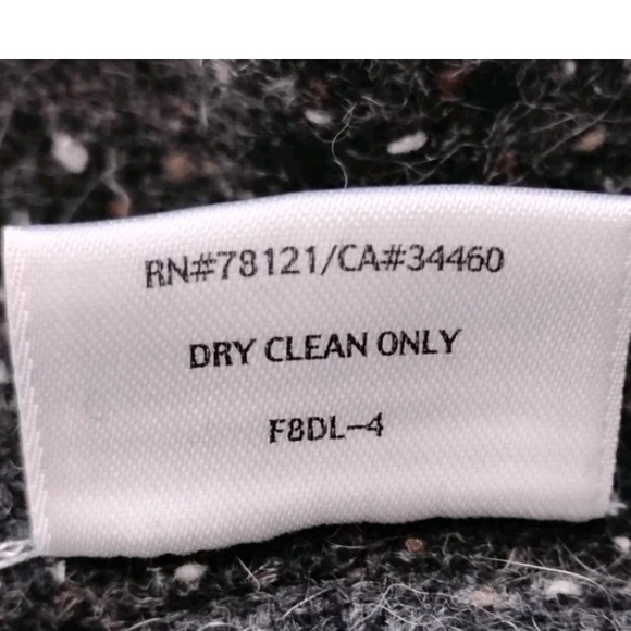 Eileen Fisher Lambswool Blend Long Sleeve Cardigan Sweater Gray Size XS VTG - Picture 5 of 5